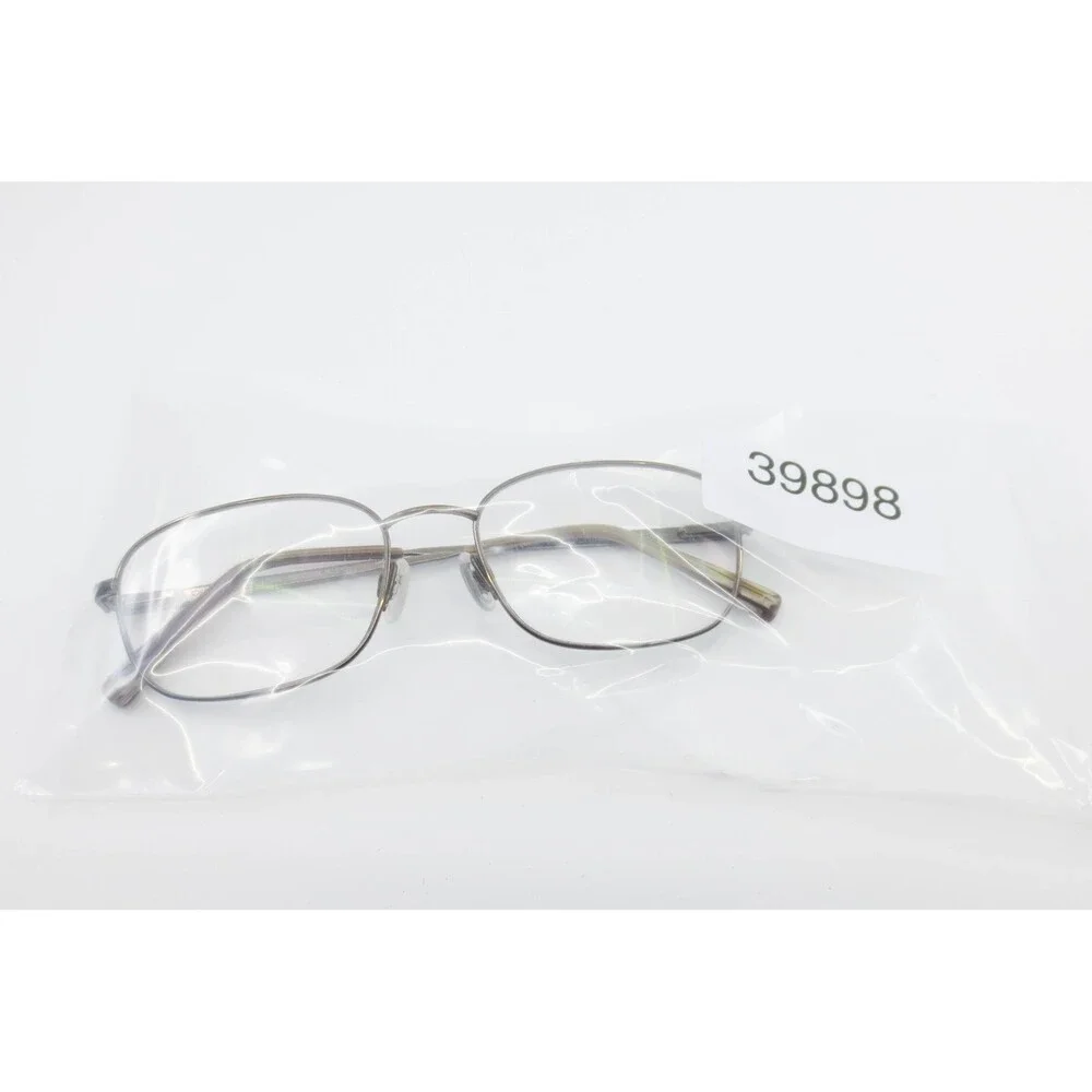 Charmant CH8172 BR Brown Pure Titanium Oval Eyeglass Frames 53-18-140mm